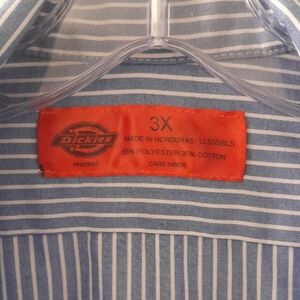 Dickies Blue Striped Men's Shirt